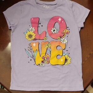 The Children's Place Lavender 'Love' Graphic Tee